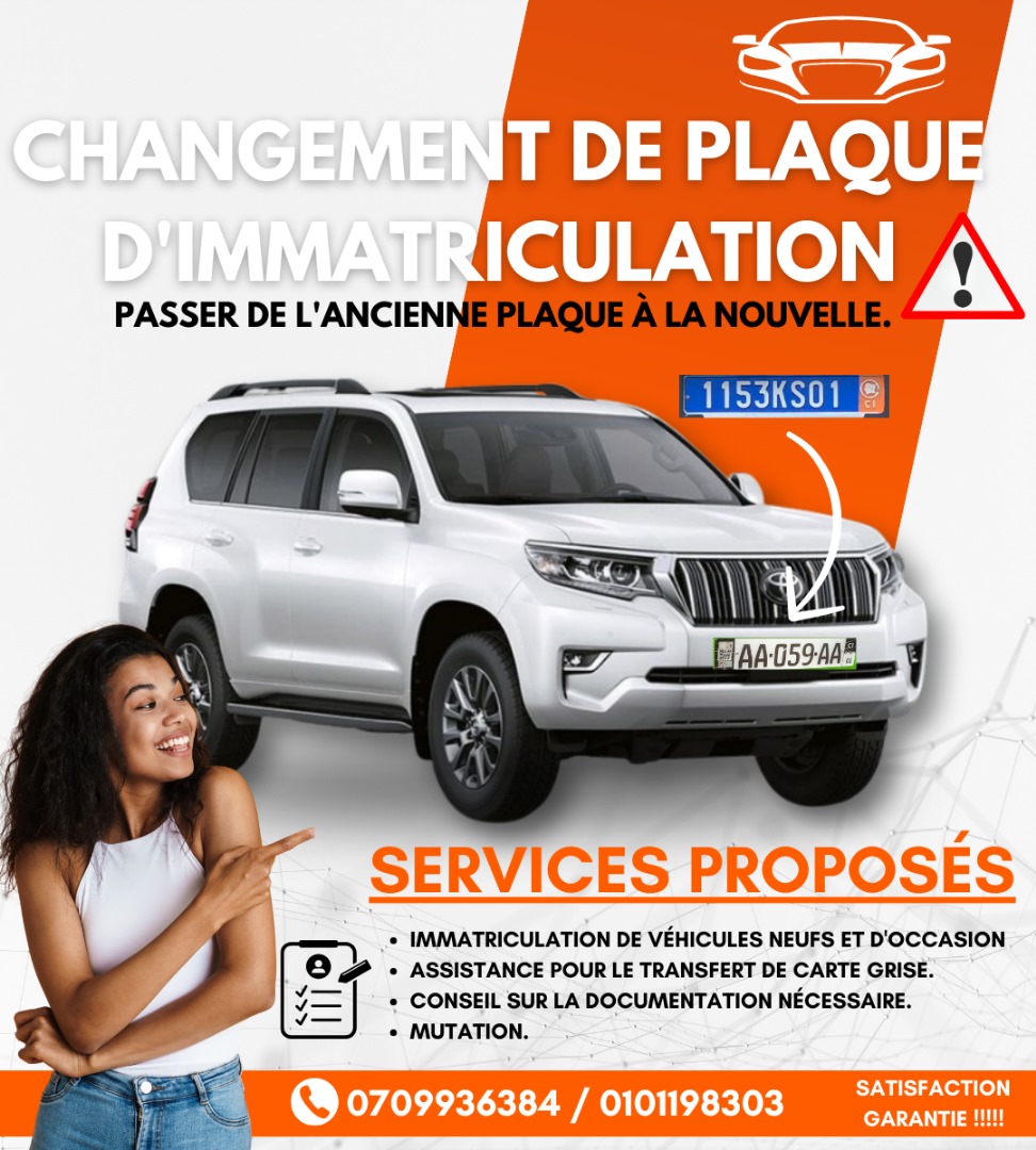 Nous renouvelons votre ancienne plaque